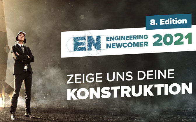Plakat zum Engineering Newcomer 2021